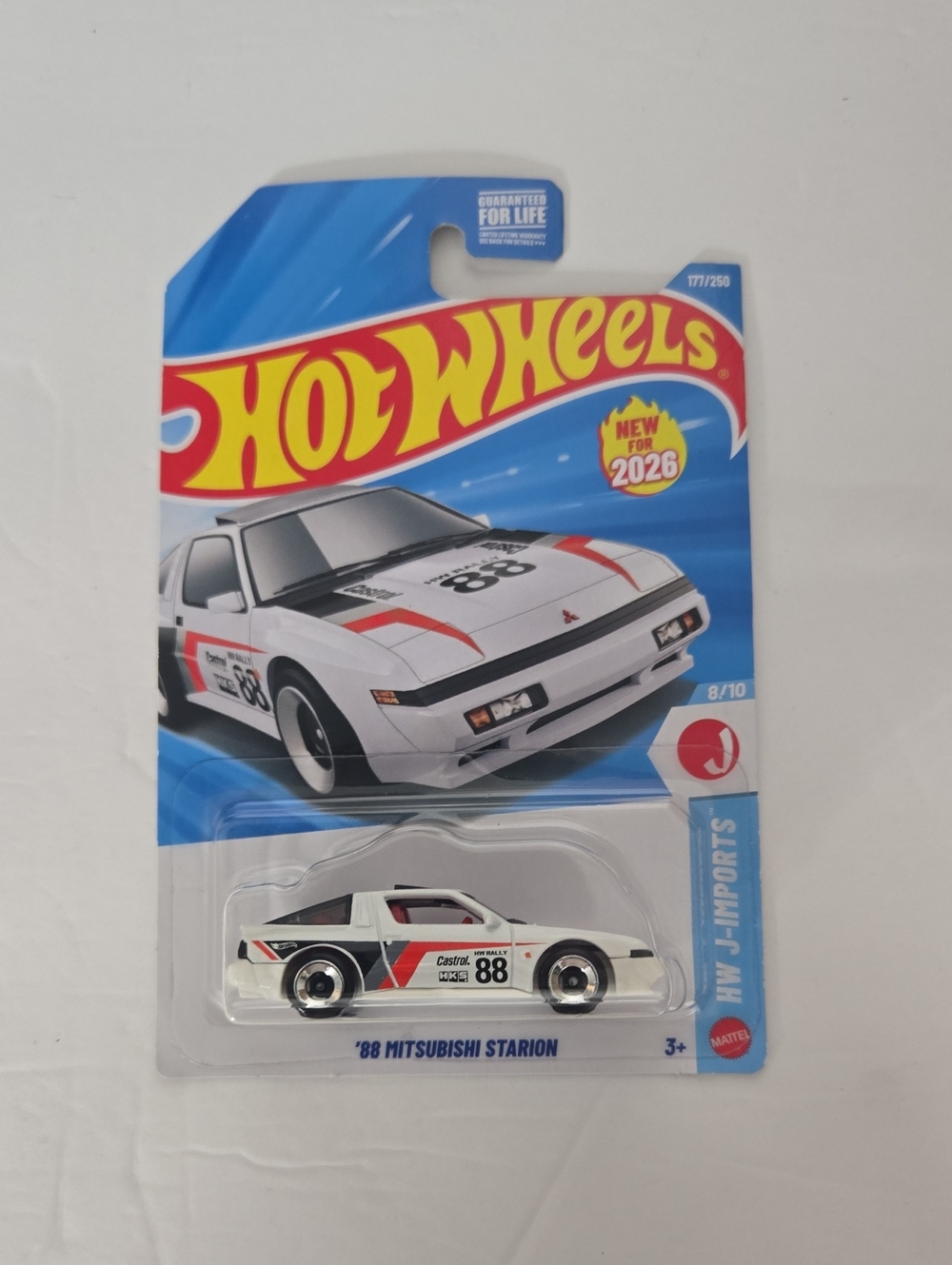 '88 Mitsubishi Starion Toy Car - White